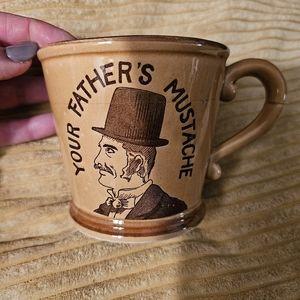 Vintage Mustache Mug from Japan